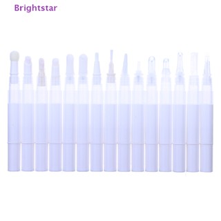 Brightstar ขวดเปล่า พลาสติกใส สําหรับใส่ลิปกลอส น้ํามัน หนังกําพร้า เซรั่ม 3 มล.
