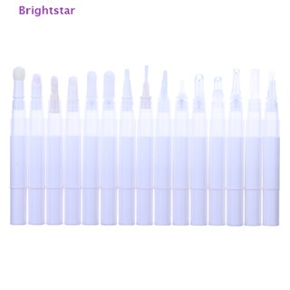 Brightstar ขวดเปล่า พลาสติกใส สําหรับใส่ลิปกลอส น้ํามัน หนังกําพร้า เซรั่ม 3 มล.