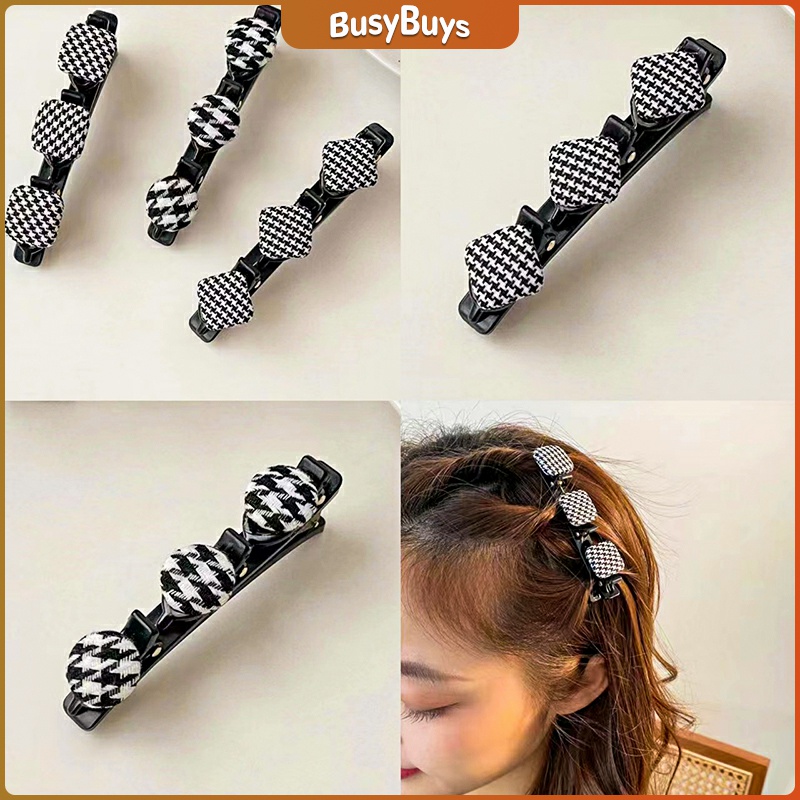 B.B. กิ๊บติดผม แบบถัก สไตล์สาวเกาหลี Hair Clips