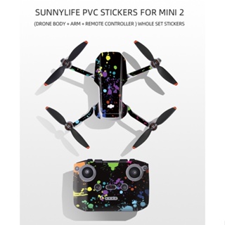 สติกเกอร์ฟิล์ม PVC ป้องกันรอยขีดข่วน อุปกรณ์เสริม สําหรับ DJI Mini 2 Mini 2 SE