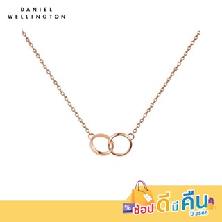 (ทักแชทรับโค้ด) Daniel Wellington สร้อยคอ ELAN UNITY NECKLACE สีโรสโกลด์