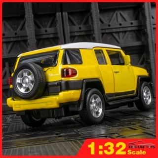 Klt โมเดลรถยนต์โลหะ สเกล 1/32 Toyota FJ Cruiser ของเล่นสําหรับเด็ก