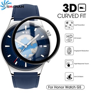 Hd สําหรับ Honor Watch GS 3 ฟิล์มกันรอยหน้าจอ แบบเต็ม ฟิล์มป้องกันสมาร์ทวอทช์ ฟิล์มใส ป้องกันลายนิ้วมือ 3D