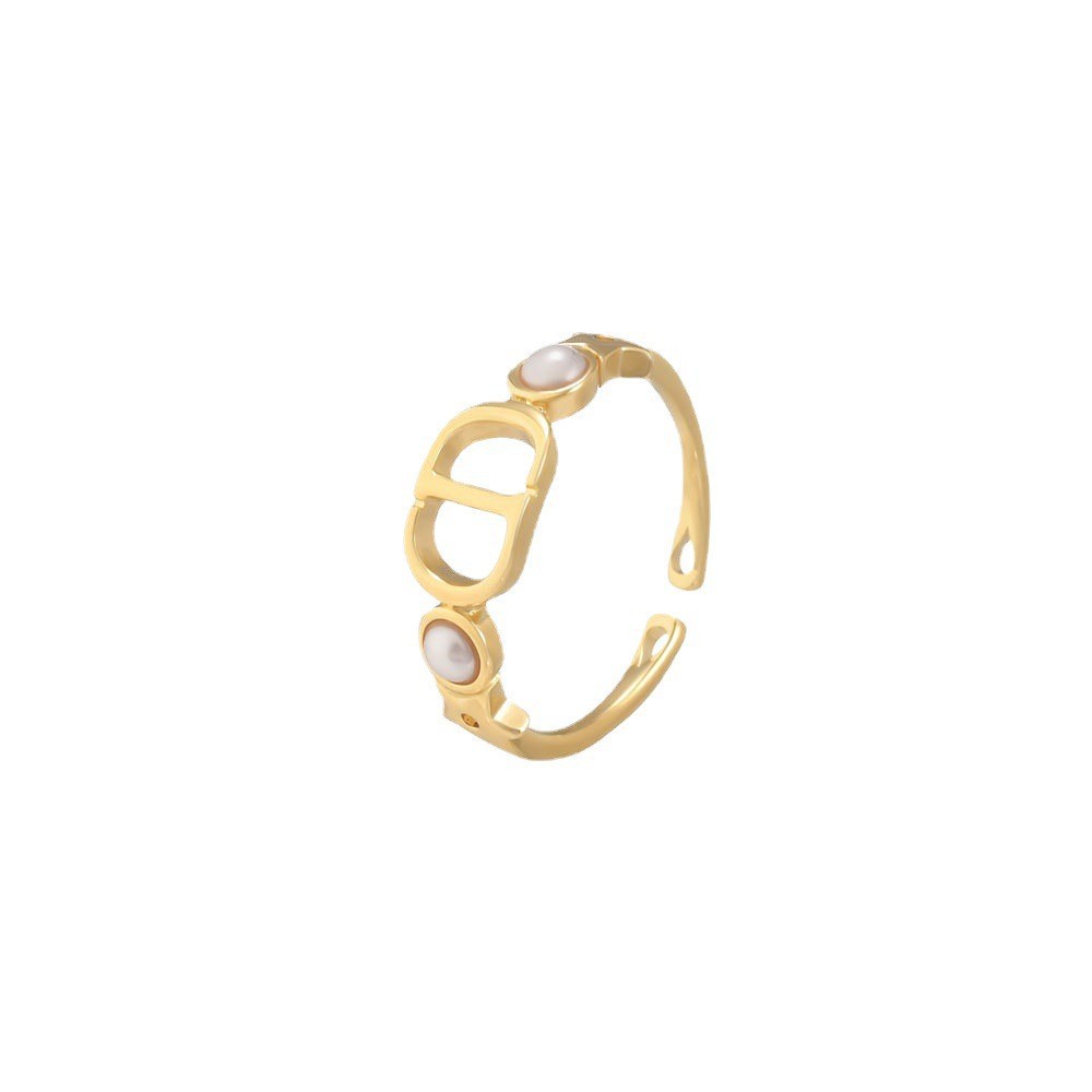 แหวนชุบทอง 14k ประดับไข่มุก รูปดาว ระดับไฮเอนด์ - รูปที่ 5