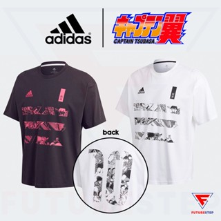 [adidas x CAPTAIN TSUBASA] เสื้อยืดคอกลม adidas CAPTAIN TSUBASA TEE กัปตันซึบาสะ ลายเบอร์ 10 ใส่ได้ทั้งชายและหญิง