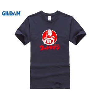 เสื้อยืดผู้ชายและผู้หญิง Hot Sales Tees Ultraman Animal Simple Popular Navy Pure Cotton Gildan Streetwear Birthday _05