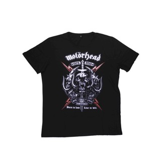 ขายดี เสื้อยืดผ้าฝ้าย แขนสั้น พิมพ์ลาย Motorhead ขนาดใหญ่ สีดํา สําหรับผู้ชาย CKgmpo54MHliea64