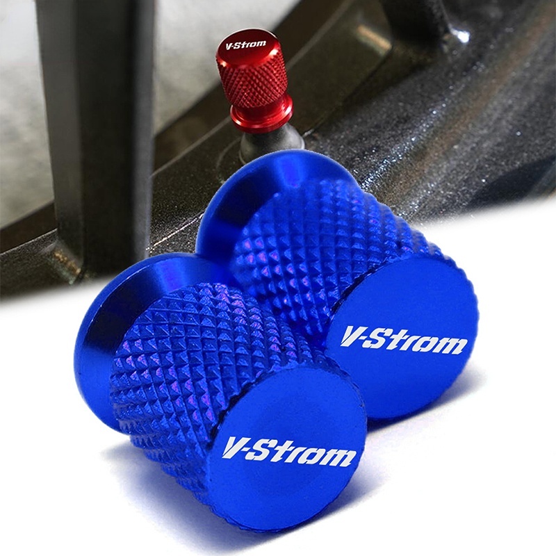 จุกวาล์วยางรถจักรยานยนต์ CNC สําหรับ SUZUKI VSTROM 650 1000 1050 DL1050 DL250 V-Strom DL1000 DL 650 