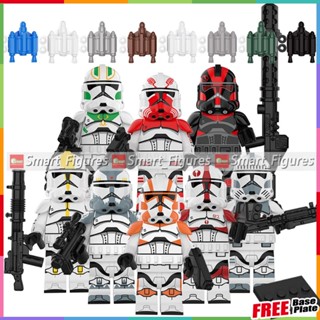 Star Wars Minifigures Clone Troopers Stormtroopers Minifigures Toy Series Puzzle การประกอบบล็อกตัวต่อ