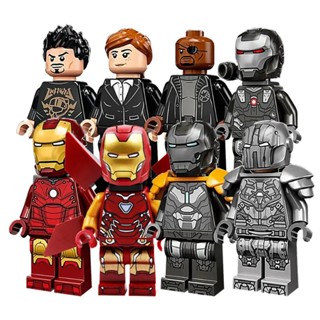 ฟิกเกอร์ Super Heroes Iron MK3 MK85 Tony Stark Pepper ขนาดเล็ก ของเล่นสําหรับเด็ก