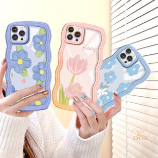 เคสโทรศัพท์มือถือ TPU ลายภาพวาดสีน้ํามัน รูปดอกทิวลิป และกระต่าย สําหรับ Redmi 12 Note 11S 11 Pro Redmi 10C 10A 9A Note 10 5G Note 10S 9C 9T Note 9 Note8 Poco X3 Pro DGX