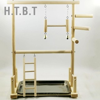 H.T.B.T สนามเด็กเล่นไม้สองชั้น เป็นมิตรกับสิ่งแวดล้อม สําหรับนกแก้ว