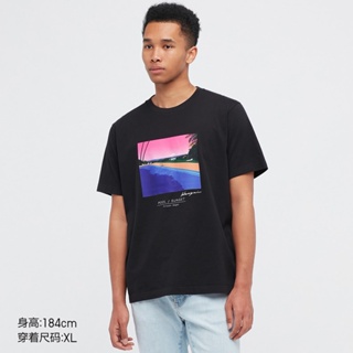 Uniqlo HIROSHI NAGAI เสื้อยืดแขนสั้น สําหรับผู้ชาย และผู้หญิง 448106