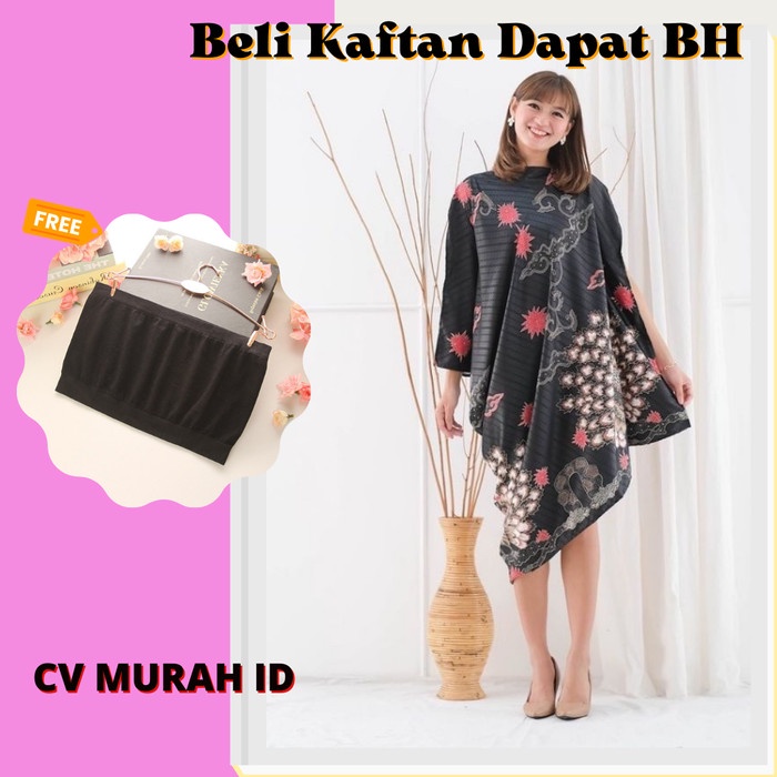 Kaftan ชุดจีนปีใหม่ฟรี BH KAFTAN CHRISTMAS EID MIDI THANIA V4Y0 - KAFTAN + BH B6D7
