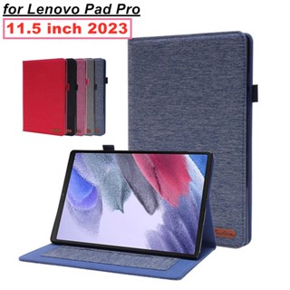 Tablet Case For Lenovo Pad Pro 11.5" 2023 J716F / ZA910001CN PU Leather Stand Flip Case For Lenovo Pad Pro 2023 11.5 inch Case