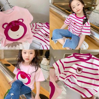 PRETTY BABY🧸พร้อมส่ง🧸เสื้อยืดเด็กผู้หญิง เสื้อเด็ก ลายการ์ตูนสุดน่ารัก(624)