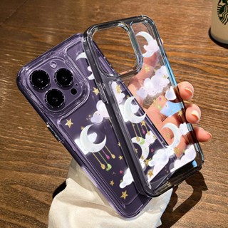 เคสโทรศัพท์ซิลิโคน TPU ใส แบบนิ่ม กันกระแทก สําหรับ IPhone 14 11 13 12 Pro XS Max XR X 8 7 6S Plus