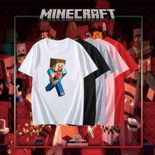 เสื้อยืด Minecraft Herobrine เสื้อคู่วินเทจ เซ็กซี่ คูปองส่วนลดพิเศษสินค้าแฟชั่น เสื้อยืดเข้ารูป oversize