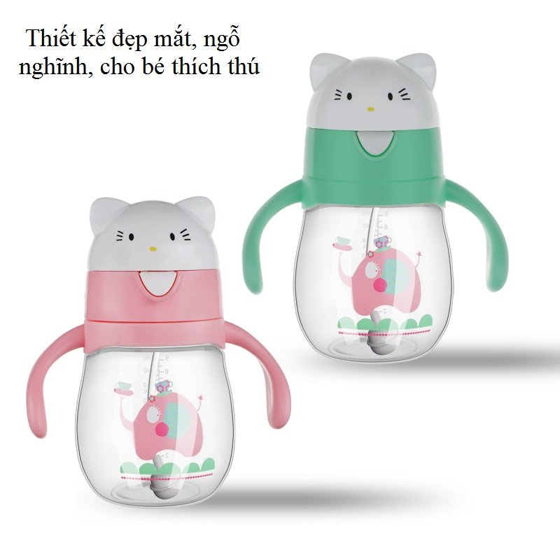 SUVI ขวดน้ําดื่มเด็กแบบพกพา 270ml