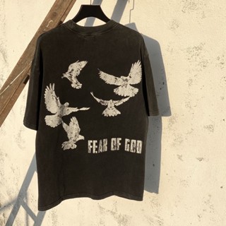 เสื้อยืด ลาย Fear of god สไตล์วินเทจ