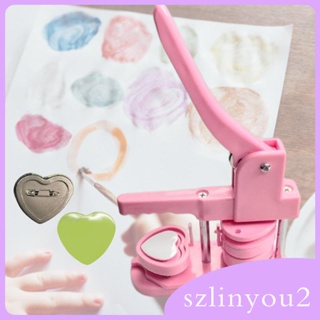 [szlinyou2] เครื่องทําปุ่มกด รูปหัวใจ สําหรับทํากระจก DIY/สําหรับทําเข็มกลัด DIY