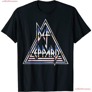 Def Leppard - Collide T-Shirt เดฟเล็ปเพิร์ด Def Leppard วงร็อค เสื้อยืดผู้หญิง เสื้อยืดผู้ชาย เสื้อยืดคอกลม เสื้อยืดพิมพ