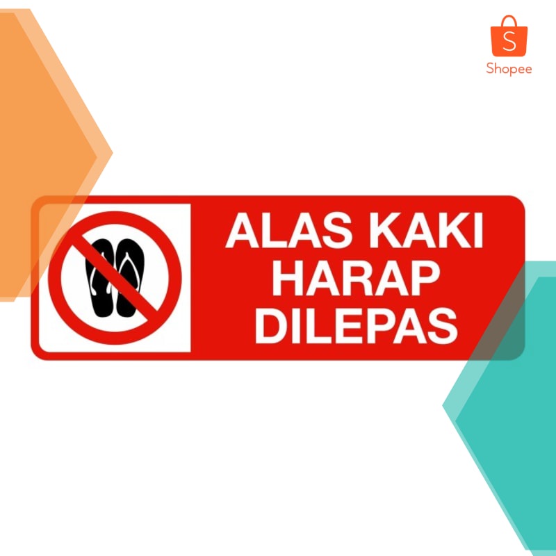 ป้ายรองเท้า PLEASE REMOVE 30CM X 10CM อะคริลิกเย็น