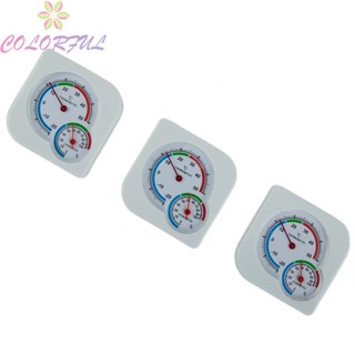 【COLORFUL】Hygrometer 7.2*7.2cm Humidity Indoor Climate Pvc Thermo-Hygrometer Durable