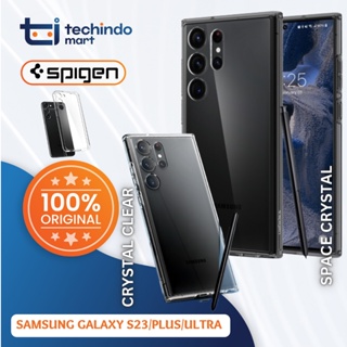 เคส Samsung Galaxy S23 Ultra Plus Spigen Crystal Hybrid Clear Casing