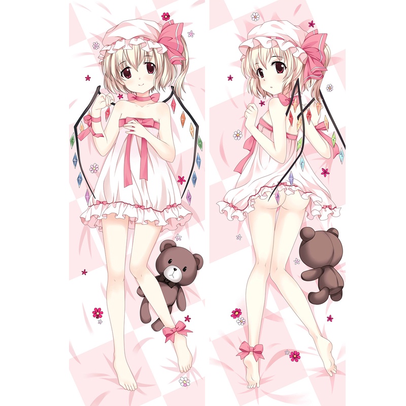 Touhou Project Flandre Scarlet อะนิเมะ Dakimakura ปลอกหมอน