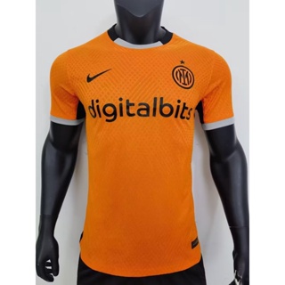 [Player Version] 2324 ใหม่ Inter Milan away เสื้อยืดลําลอง แขนสั้น คุณภาพสูง เหมาะกับการเล่นกีฬา ฟุตบอล