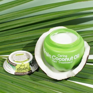 Caring Virgin Coconut Oil Hair Treatment แคริ่งเวอร์จิ้นโคโคนัทแฮร์ทรีทเม้นท์ 230 กรัม