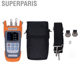 Superparis Optic Cable Meter Data Storage Color LCD ABS PON Power User Calibration 1310 1490 1550nm Easy Carrying for Test