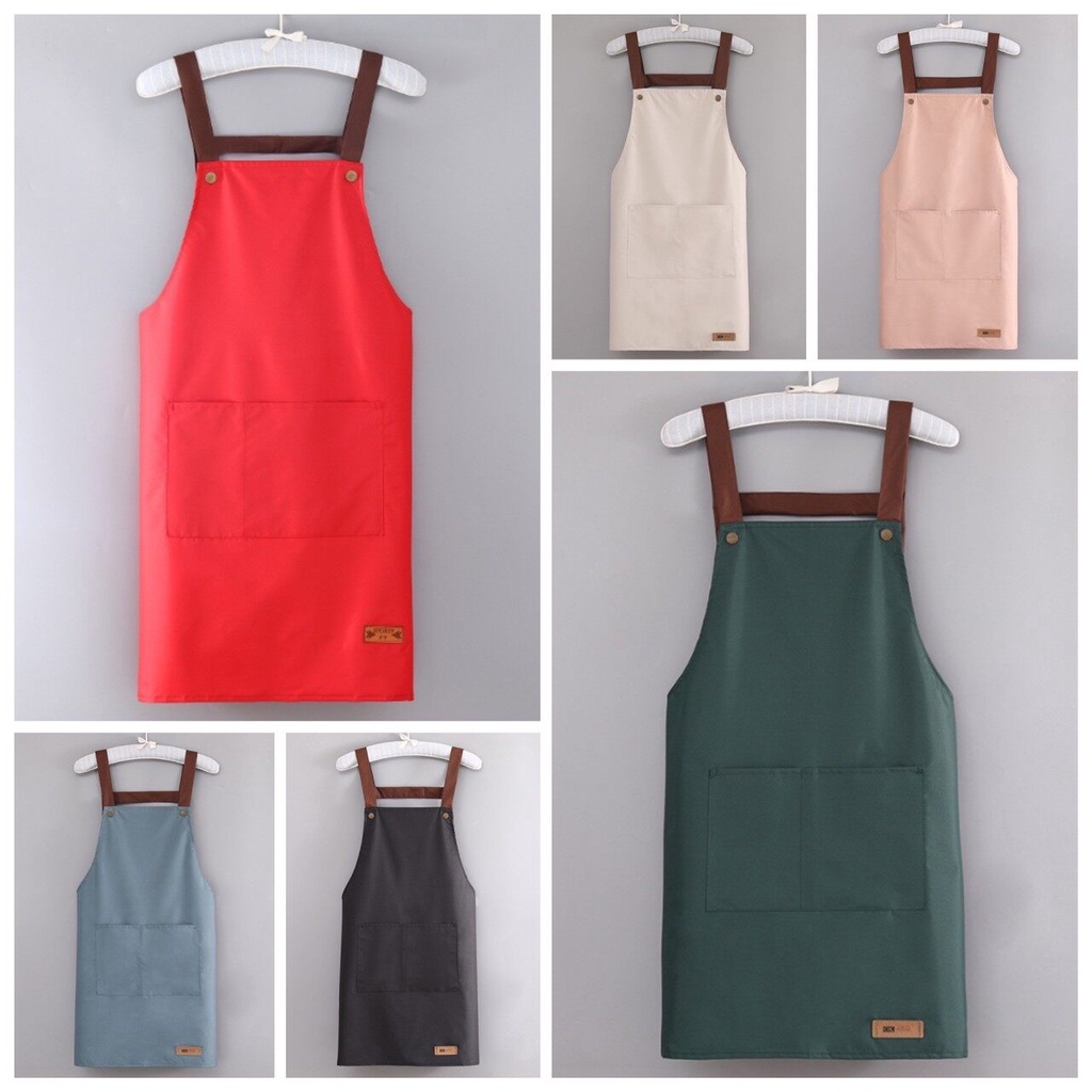 ✨ ผ้ากันเปื้อน มินิมอล ชุดกันเปื้อน ชุดทำความสะอาด กันน้ำ คราบสกปรก น่ารัก ✨ - รูปที่ 2