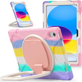 เคส กันกระแทก พร้อมที่จับ หมุนได้ สําหรับ iPad 10th generation A2696 A2757 A2777 iPad 10 case