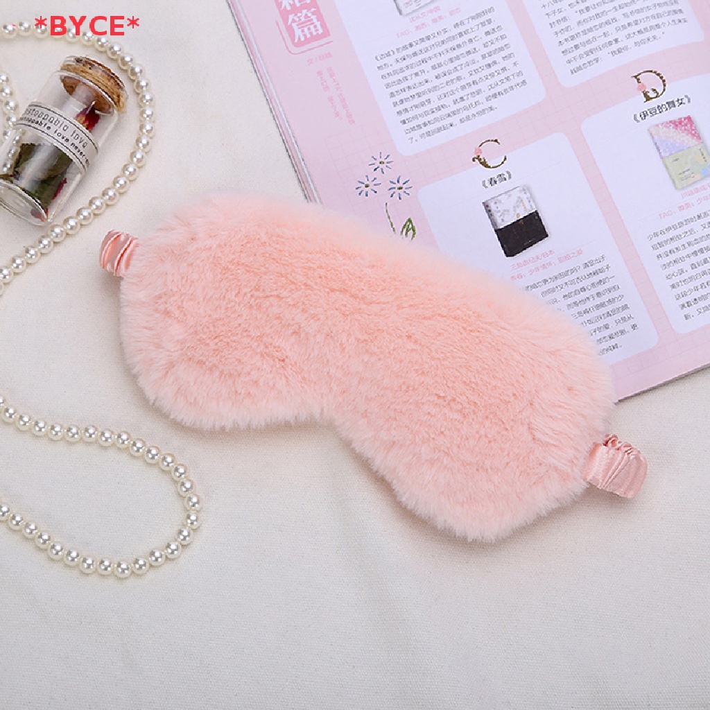 Byce> หน้ากากปิดตานอน ผ้ากํามะหยี่ขนนิ่ม น่ารัก ใหม่
