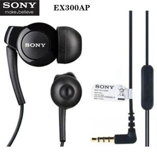 Sports Headset Earphone EX300AP For Sony Xperia 1 XZ4 XZ3 H9493 Xperia 10 Plus Z6 In-Ear Wired Remote Control Earbuds