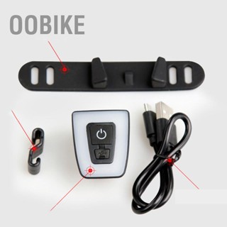 OObike ไฟท้ายจักรยาน USB ไฟเตือนความปลอดภัยแบบชาร์จไฟจักรยานเสือภูเขาไฟท้ายอุปกรณ์ขี่กลางคืน