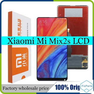 อะไหล่หน้าจอสัมผัส LCD ดิจิไทเซอร์ แบบเปลี่ยน สําหรับ Xiaomi Mi Mix 2S LCD Display 10 XAIOMI Mix2S