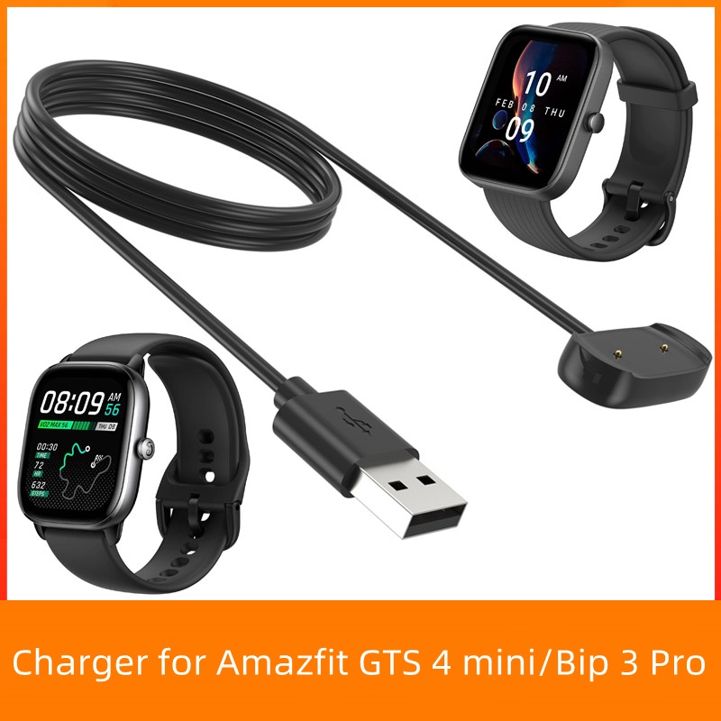 สายชาร์จ USB Fast Charger สําหรับ Amazfit GTS4 สําหรับ Amazfit Bip 3/3 Pro