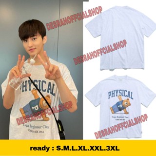 Korean T-Shirt NCT MARK LEE PHYSICAL BEAR YOGA print_07