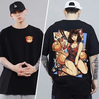 Anime Slamdunk T shirt For Men Slam Dunk Tshirt Cotton Round Neck (S-3XL)Shirts Japanese T-Shirt_09