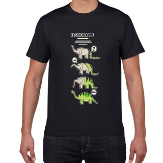 snake eat Elephant Evolution into Dinosaur Sarcastic Novelty Funny T Shirt men 100% cotton Mens T-shirt men_02
