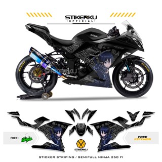 สติกเกอร์ ลายอนิเมะ NINJA250 FI SEMIFULL NINJA 250 FI 35 NINJA FI NINJA 250 FI NINJA250FI STICKER NINJA STICKER 250 FI LIST Pole DECAL Stickerku