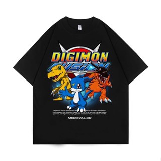 ♦▥✴เสื้อยืด ลายการ์ตูนอนิเมะ Digimon ยุค 90 | เสื้อยืด ลาย VINTAGE สีดํา | รองเท้าบูท | Kizaru | ผู้ใหญ่ ผู้หญิง ผู_01