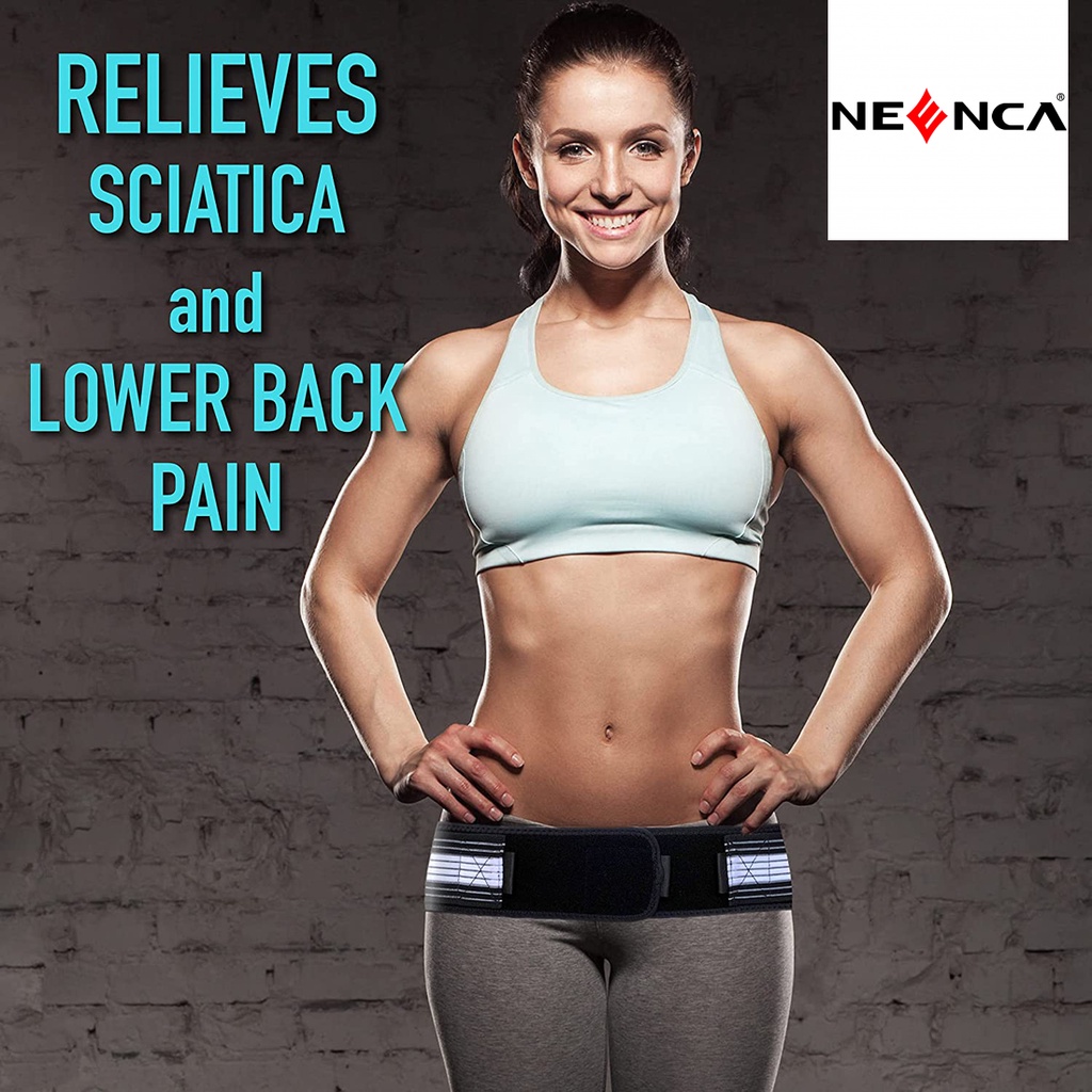 Neenca Sacroiliac SI เข็มขัดพยุงหลัง ข้อต่อสะโพก สําหรับผู้ชาย และผู้หญิง บรรเทาอาการปวดสะโพก กระดูกเชิงกราน เข็มขัดพยุงกระดูกเชิงกราน กระดูกเชิงกราน บรรเทาอาการปวดเอว - รูปที่ 6