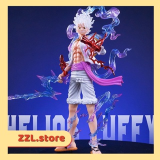 โมเดลฟิกเกอร์ One Piece White Nika Luffy Gear 5 Pvc สําหรับตกแต่งบ้าน