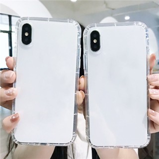 เคสโทรศัพท์ Compatible for Iphone14 13 12 11 Pro Max 14 Pro 14 7 8 6 Plus X XR XS Max SE TPU กันกระแทก โปร่งใส เค เบาะลม