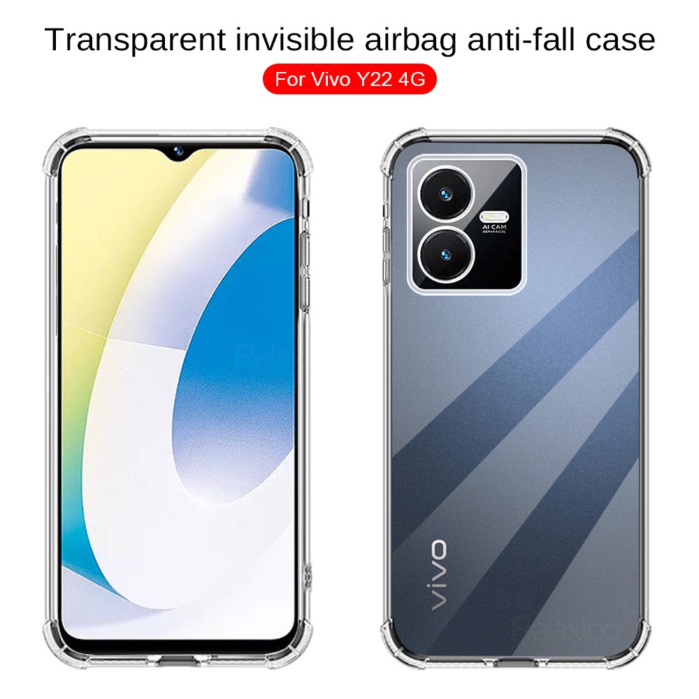 Vivo Y22 Case Softcase ANTIACK CAMERA PROTECTION Case Casing Hp Vivo Y22