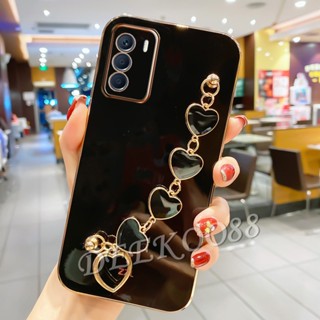 พร้อมส่ง เคสโทรศัพท์มือถือ TPU แบบนิ่ม ลายหัวใจน่ารัก มีสายโซ่คล้อง สําหรับ Infinix Zero 5G 2023 ZERO5G